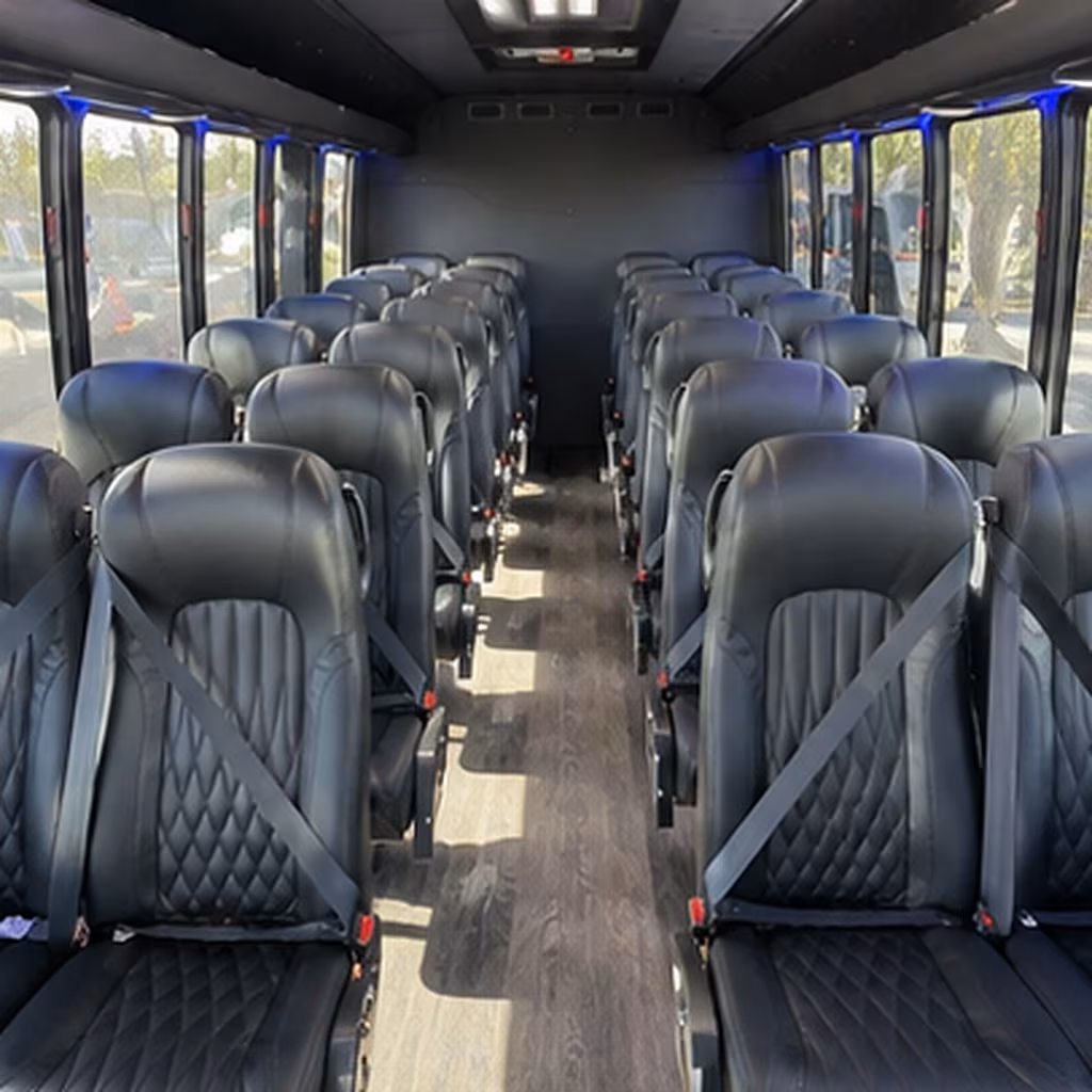honolulu 25 passenger minibus inside