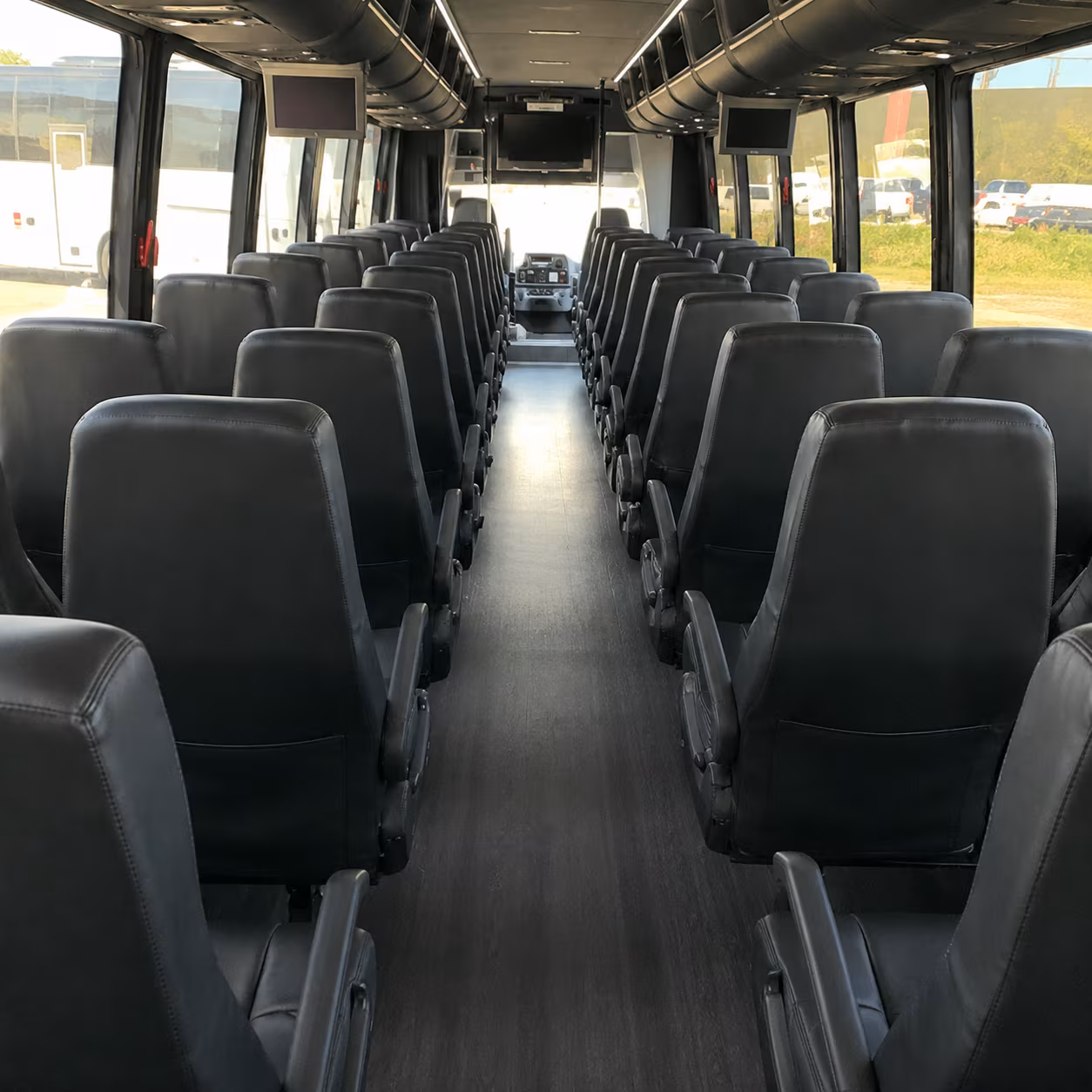 honolulu 25 passenger minibus interior