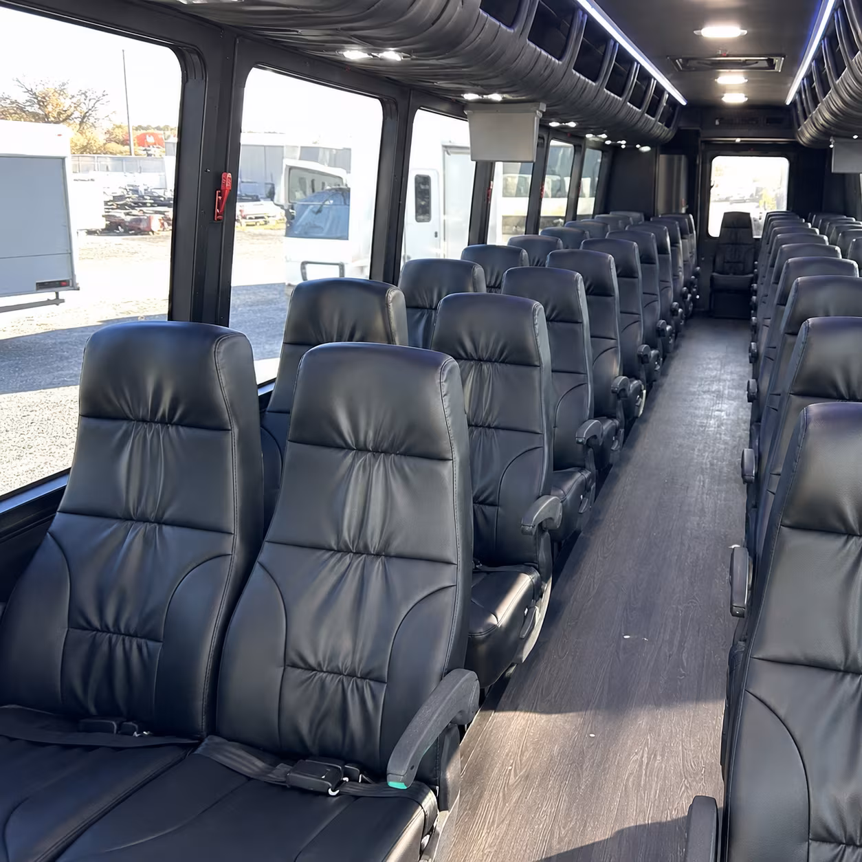 honolulu 28 passenger minibus inside