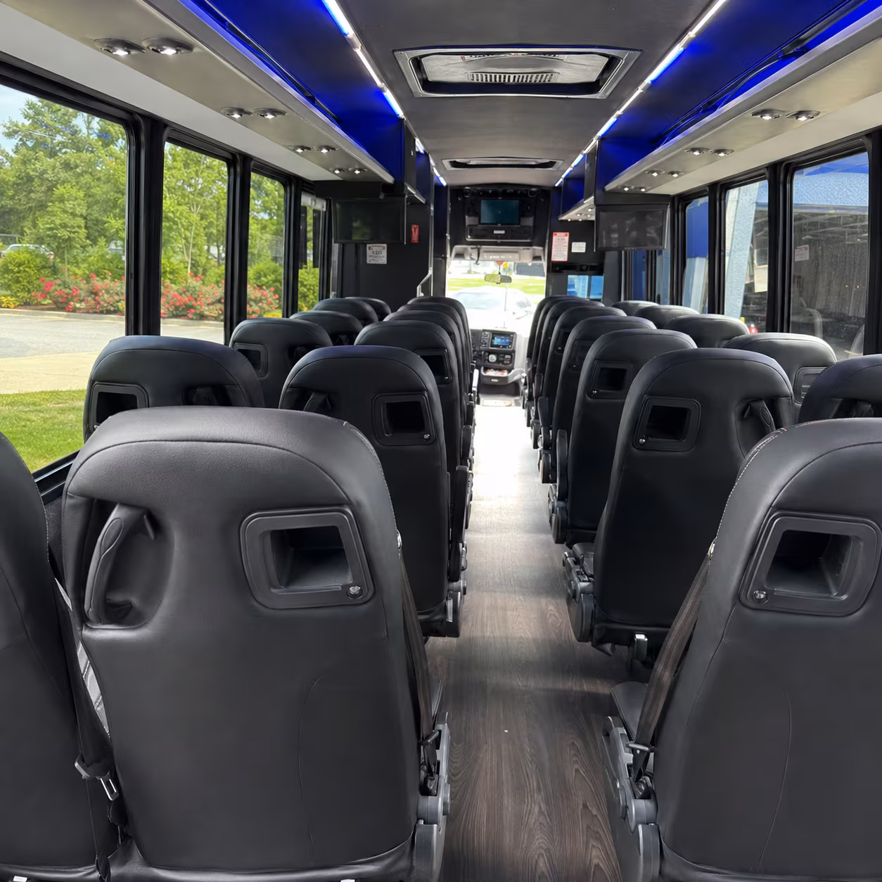 honolulu 30 passenger minibus interior