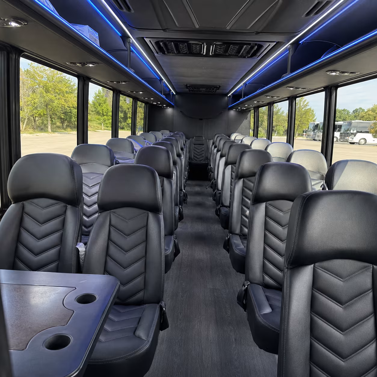 honolulu 35 passenger minibus interior