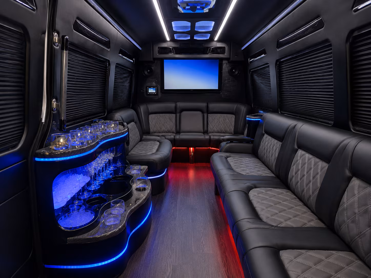 honolulu sprinter limousine inside